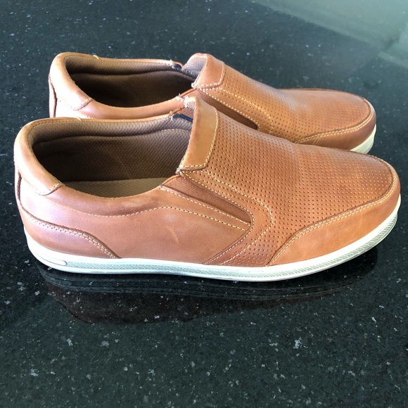 Propet Men’s Leather Slip Ons Brown Size 10 XX(5E) - Picture 7 of 8